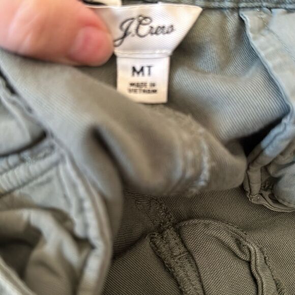 J. Crew | Tie-Waist Camp Pant in Pale Cypress Olive Green | MT Medium Tall - Picture 5 of 8